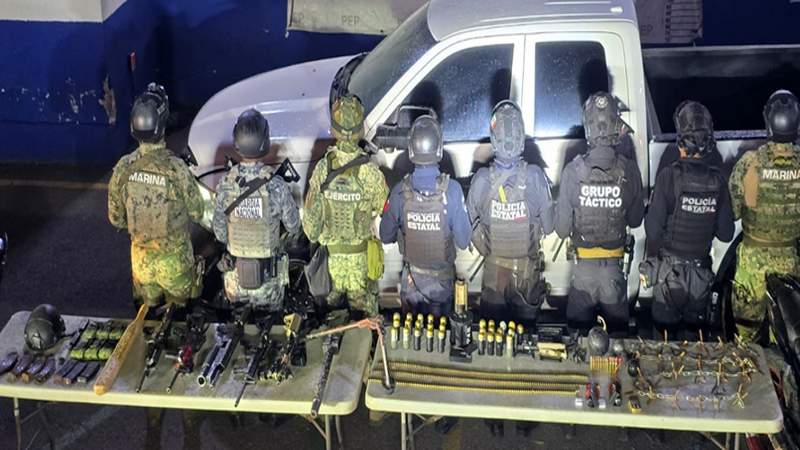 Aseguran armas, estupefacientes y detienen a personas en operativos de seguridad en varios estados