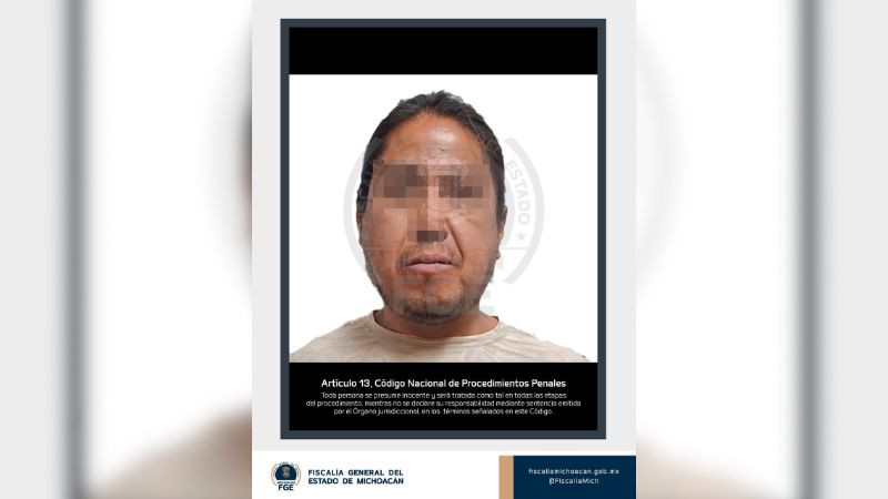 Vinculan a proceso a presunto responsable de feminicidio en Morelia